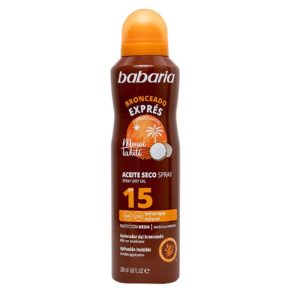 Huile sèche en spray Monoi Tahiti SPF15 200 ml Babaria