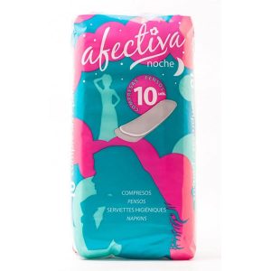Afectiva Compresa Noche 10 Unidades