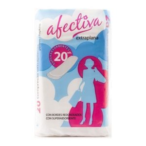Afectiva Compresas extraplanas 20 ud
