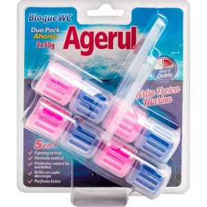 Agerul Ambientador Wc Colgador Duplo Brisa Marina 2 Unidades