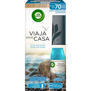 Air Wick Freshmatic Entre Dos Aguas Oasis Turquesa aparato +recambio + 1 pila