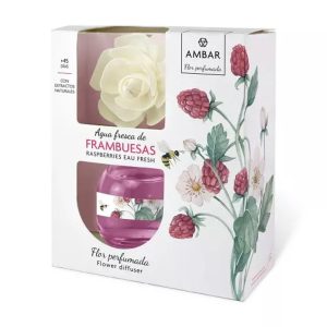 Ambientador Agua Fresca de Frambuesas 60 ml Ámbar