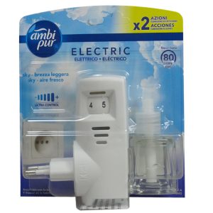 Ambientador Ambipur Eléctrico Aparato + Recambio Sky Aire Fresco