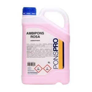 Ambientador Profesional Rosa  Ambientes y Tejidos 5 Litros Asevi