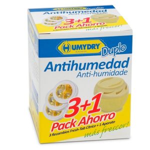 Antihumedad Humydry Limon Aparato + 3 Recambios