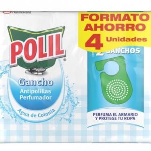 Antipolillas Gancho Colonia 4 Unidades