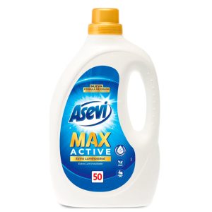 Asevi Detergente Max Active 50 Lavados Extra Luminosidad 50 L