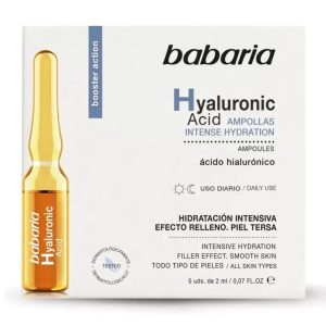 BABARIA ampollas faciales ácido hialuronico 5uds 2ml