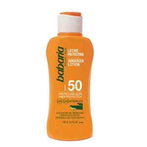 Babaria Sonnenschutzmilch 100 ml Spf50 Aloe