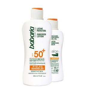 Babaria Solar Leche SPF50 sensible 200 ml + After Sun Aloe 300 ml