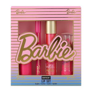 Barbie Labios 4 Piezas Delineador Lápiz Brillo Bálsamo