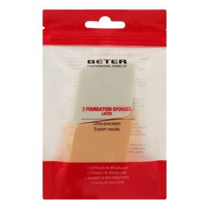 Beter Esponjas Maquillaje Látex Rombo 2 Uds