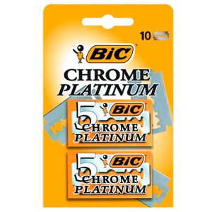 Bic Hoja Chrome Platinum Acanalada 10 Unidades