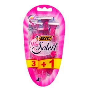 Bic Miss Soleil Maquinillas desechables depilación 3 + 1 ud gratis