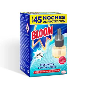 Bloom Insecticida Eléctrico líquido Anti mosquitos Común y Tigre 1 Recambio