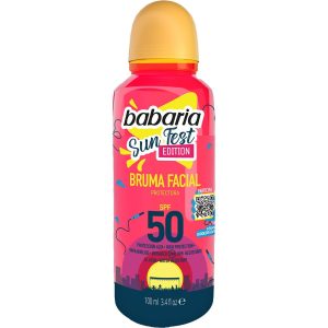 Bruma Facial Babaria SPF 50 100 ml Sun Fest Edición Limitada Viaje