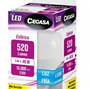 Cegasa Bombilla LED RD C331124 5 W E14 Caja