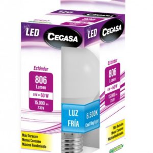 Cegasa Bombilla LED STD C331109 8 W E27 Caja