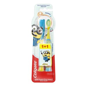 Cepillo de dientes Infantil 2 uds MINIONS TROLLS