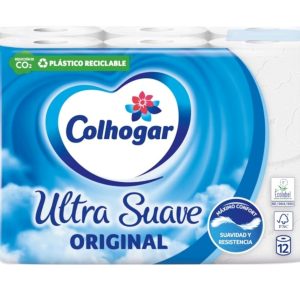 Colhogar 12 rollos Original ultra suave 2 capas papel higiénico