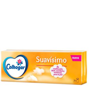 Colhogar Suavísimo Pañuelos blancos 12 paquetes x 9 ud