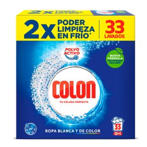 Colon Detergente en Polvo 33 Lavados