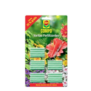 Compo Varita fertilizante plantas Blister 24 + 6 ud gratis