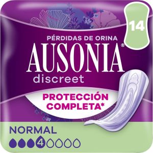 Compresas Ausonia Discreet Normal 14 Unidades – Incontinencia