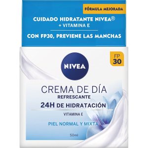Crema hidratante NIVEA normal protección solar F30