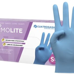 Cuatrogasa Guantes Nitrilo Azul S 100 unidades