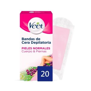 Depilação Veet Banda Corporal Pure 20 Unidades