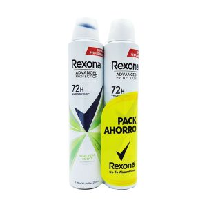 Desodorante Aloe Vera Spray Duplo 72 h Rexona