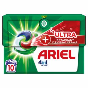 Detergente Ariel Pods 10 Unidades 4 en 1 Quitamanchas