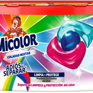 Detergente Cápsulas 10 Adios Separar (Trio Caps) Micolor