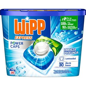 Detergente Cápsulas Power 20 Unidades Wipp