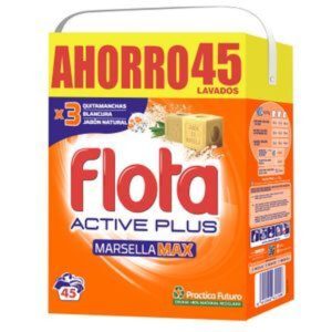 Detergente Flota Polvo Marsella 45 Lavados