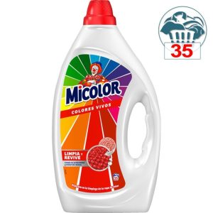 Detergente Máquina Líquido Micolor Gel 35 Lavados 1850 Ml