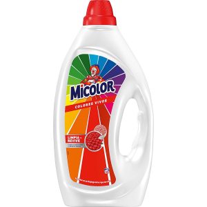 Detergente Micolor Gel Colores 30 Lavados (1350  Ml)