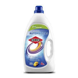 Detergente Oro Automática 44 Lavados Universal 4 Litros