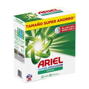 Detergente Polvo 36 Lavados Ariel