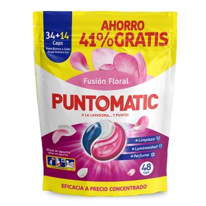 Detergente Puntomatic 48 Lavados Fusión Floral