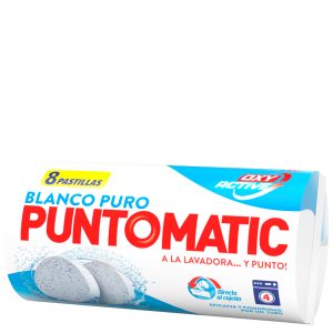 Detergente Puntomatic Blanco 4 Lavados 8 Pastillas
