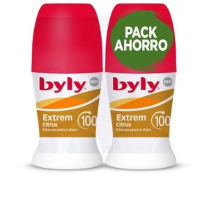 Duplo Desodorante Byly Extrem Citrus Rollon 50+50 ml.