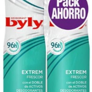 Duplo Desodorante Byly Extrem Fresh Spray 200+200 ml.