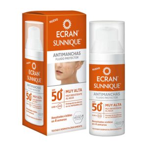 Ecran Sunnique Sonnenschutz Gesichtscreme Antiflecken SPF50 50 ml