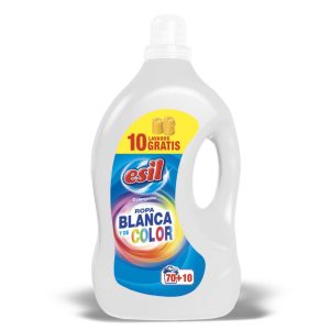 Esil  Blanca Color 80 dosis Detergente líquido Ropa 4 Litros