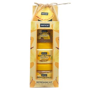 Est Sence Corporal Planet Lovepiña 3 Pzas Exfoliante Cuerpo 3 Unidades