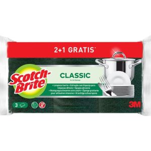 Estropajo SCOTCH esponja fibra 2+1