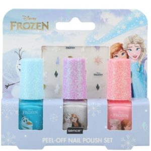 Estuche Frozen 3 Lacas Uñas de 5 ml.+ Sticker