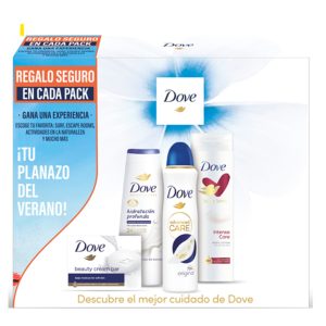 Estuche Gel 225+ Body 250 Ml+Desodorante Spray 150 Ml+Jabón 90 g Dove